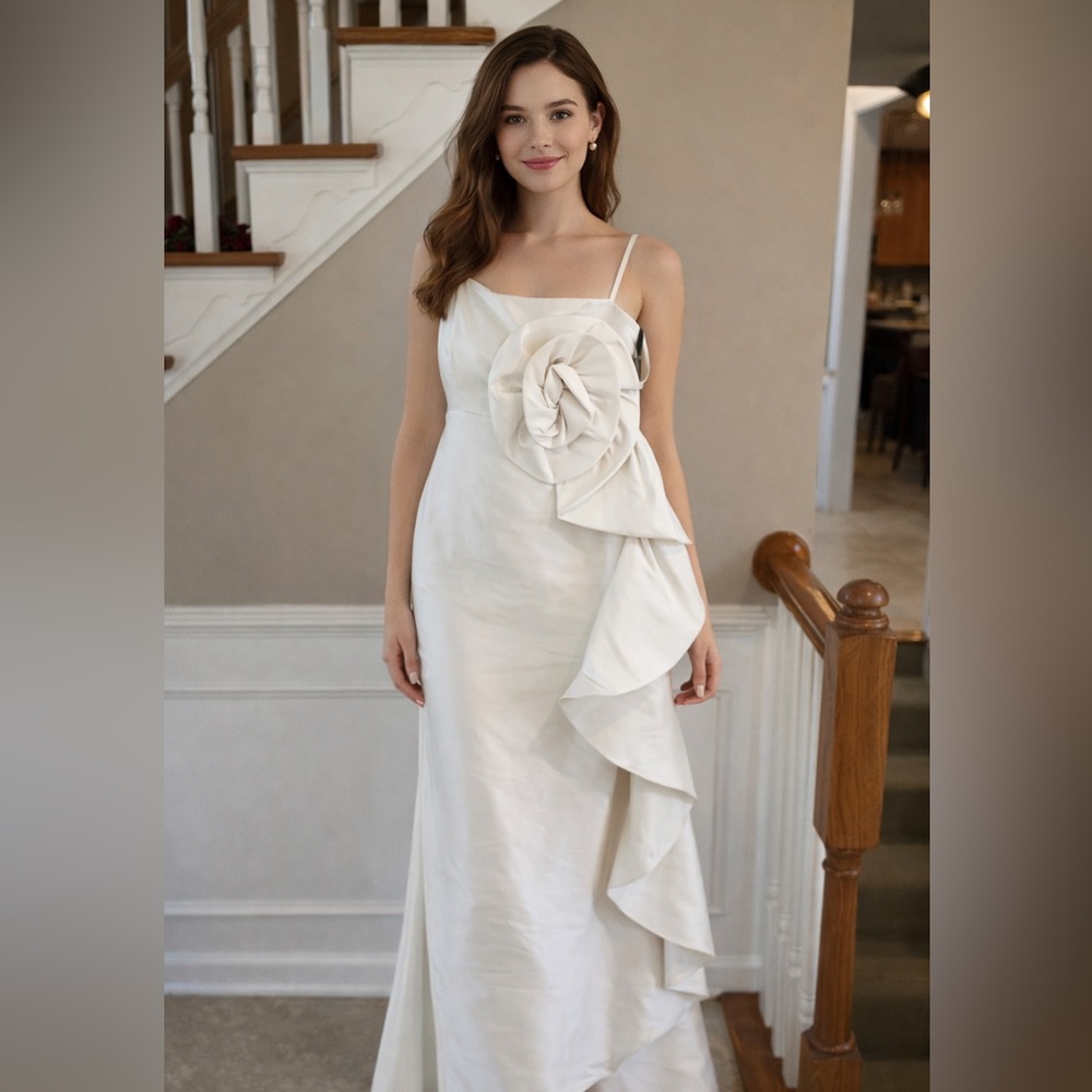 Muse by Marchesa Mikado Evening Gown